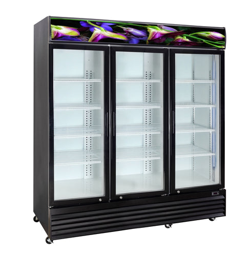 Crusader 3 Glass Door Flower Display Fridge 1500Ltr - CCE1630FLOWER